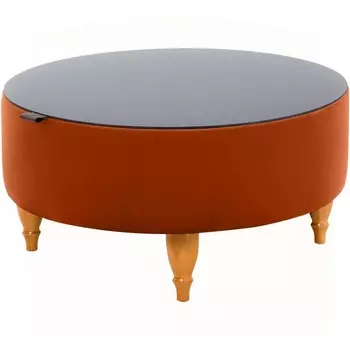 Стол журнальный Italia ОГОГО (арт.339968), (ЛДСП/Оранжевый) ОГОГО Обстановочка!