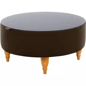 Стол журнальный Italia ОГОГО (арт.339978), (ЛДСП/Темно-коричневый) ОГОГО Обстановочка!