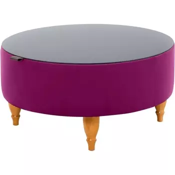 Стол журнальный Italia ОГОГО (арт.339988), (ЛДСП/Фиолетовый) ОГОГО Обстановочка!
