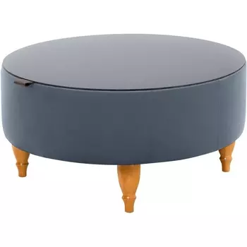 Стол журнальный Italia ОГОГО (арт.339990), (ЛДСП/Голубой) ОГОГО Обстановочка!