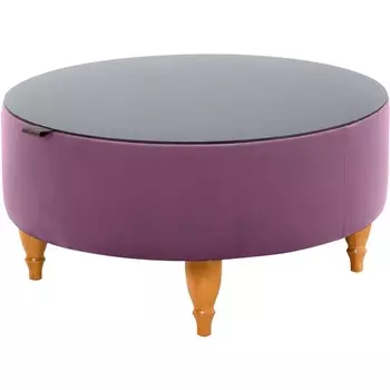 Стол журнальный Italia ОГОГО (арт.339992), (ЛДСП/Сиреневый) ОГОГО Обстановочка!