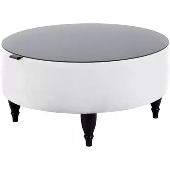 Стол журнальный Italia ОГОГО (арт.583791), (ЛДСП/Белый) ОГОГО Обстановочка!