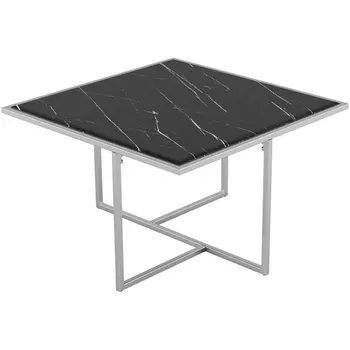Стол журнальный Калифорния Амадео квадро черный мрамор от фабрики Калифорния