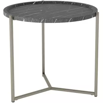 Стол журнальный Калифорния Бруно Черный мрамор/титан от фабрики Калифорния