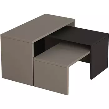 Стол журнальный KANTA COFFEE TABLE (Темно-серый) LEVE