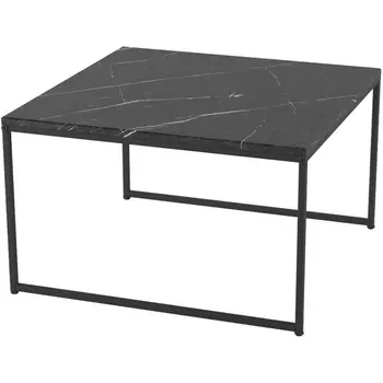 Стол журнальный Овер черный мрамор/черный от фабрики Mebelik