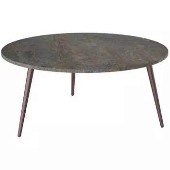 Стол журнальный Рикон гранж/винный металлик от фабрики Mebelik