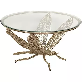 Стол журнальный "Стрекоза" d84*44см Garda Decor арт.69-1018296