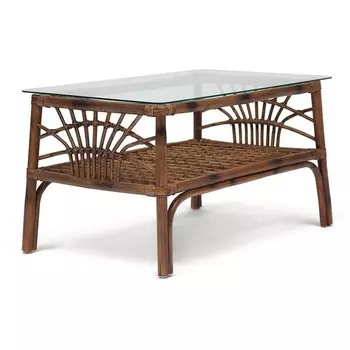 Столик кофейный Kavanto коричневый античный / Brown (натуральный ротанг) Tetchair 9941 10861