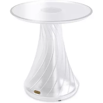 Столик кофейный Sheffilton SHT Айс-лайтин белый полупрозрачный/белый матовый