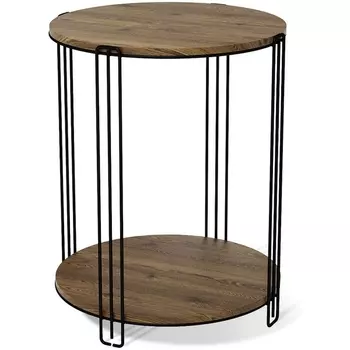 Столик кофейный SHT-CT33 черный муар/светлый орех Mebelik арт.009243