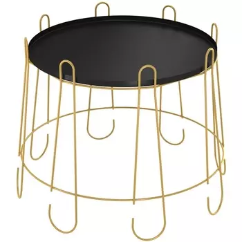 Столик кофейный SHT-CT6-2 золото/черный муар от фабрики Mebelik