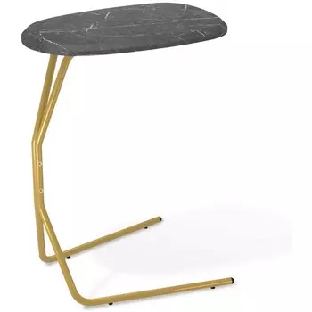 Столик приставной SHT-CT22 каменный уголь/золото от фабрики Mebelik