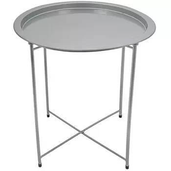 Столик складной Handy Home металл ОГОГО 823219 (серебристый) ОГОГО Обстановочка!