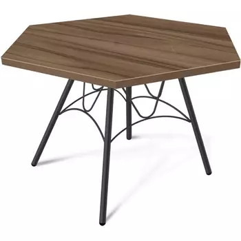 Столик журнальный черный муар/орех тьеполо Sheffilton SHT-S100/ЛДСП 7024445501