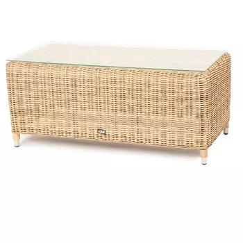 Столик журнальный из искусственного ротанга, цвет соломенный 4SIS Кон Панна YH-S4517W-1