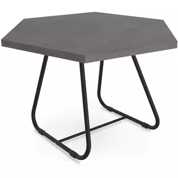 Столик журнальный ЛДСП черный муар/бетон темно-серый Sheffilton SHT-S38/TT20 8528337701