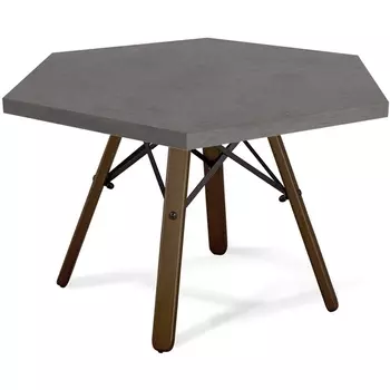 Столик журнальный ЛДСП темный орех/бетон темно-серый Sheffilton SHT-S70/TT20 4302131501