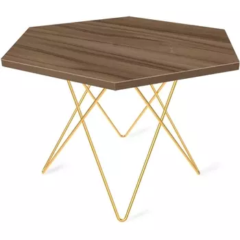 Столик журнальный ЛДСП золото/орех тьеполо Sheffilton SHT-TU37/ТТ20 9296244302