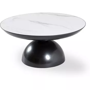 Столик журнальный Nofon major (Керамика/Белый,Черный) ОГОГО Обстановочка! арт.888830