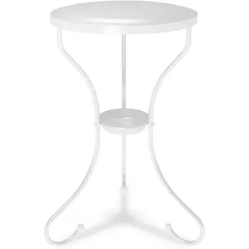 Столик журнальный Sheffilton SHT-CT10-1 белый муар