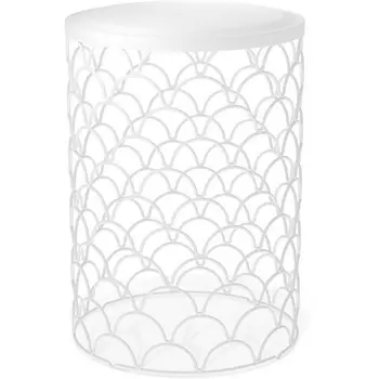 Столик журнальный Sheffilton SHT-CT24-1 белый муар