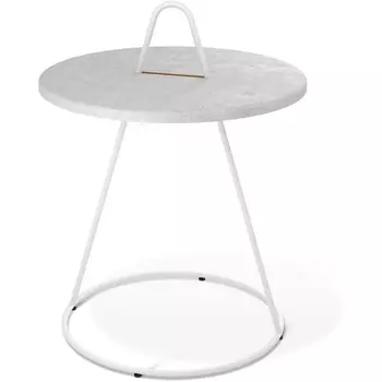 Столик журнальный Sheffilton SHT-CT36 морская галька/белый муар от фабрики Sheffilton