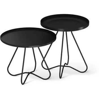 Столик журнальный Sheffilton SHT-CT3/CT3-2 черный муар