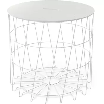 Столик журнальный Sheffilton SHT-CT41 мисандея/белый муар