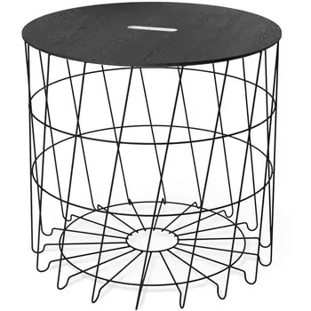 Столик журнальный Sheffilton SHT-CT41 сонора/черный муар