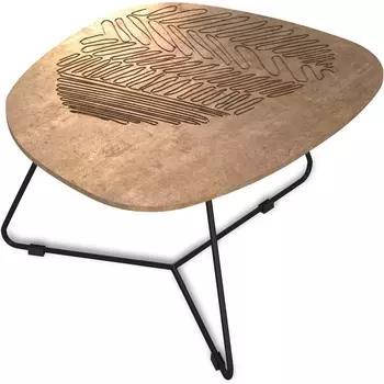 Столик журнальный Sheffilton SHT-CT52-1 тирион/черный муар