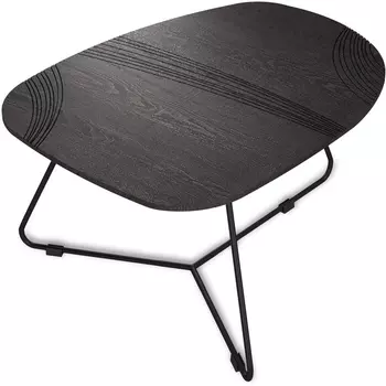 Столик журнальный Sheffilton SHT-CT52-2 сонора/черный муар