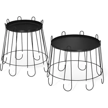 Столик журнальный Sheffilton SHT-CT6/CT6-2 черный муар