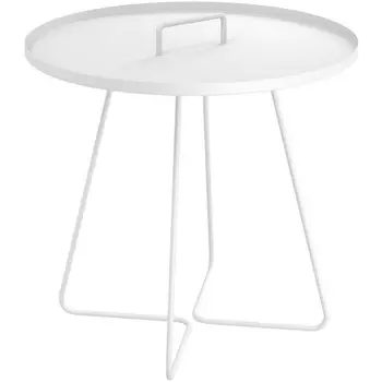 Столик журнальный SHT-CT42 белый муар Mebelik арт.009245