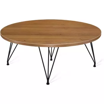 Столик журнальный SHT-TU29/H36/ЛДСП 80 орех/чёрный муар от фабрики Sheffilton