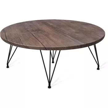 Столик журнальный SHT-TU29/H36/МДФ 70/70 палисандр/чёрный муар от фабрики Sheffilton