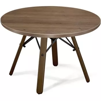 Столик журнальный темный орех/черный муар/орех тьеполо Sheffilton SHT-S70/ЛДСП 1040104302