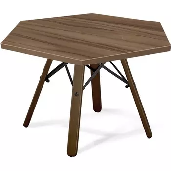 Столик журнальный темный орех/черный муар/орех тьеполо Sheffilton SHT-S70/ЛДСП 5129653401