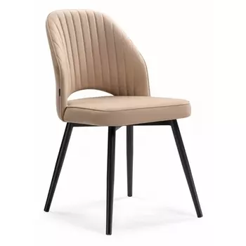 Стул Woodville на металлокаркасе Брейния velutto 05 / черный 500002