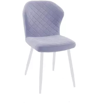 Стул 239М микровелюр Z23 лаванда, ножки белые Dikline 00-00063208