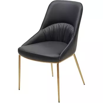 Стул ABRIOLA Black Ti-25, PU / бронзовый, ®DISAUR M-City