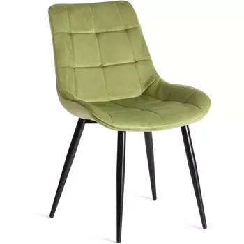 Стул ABRUZZO ( mod. 8060 ) / 1 шт. в упаковке (Металл,Вельвет /Зеленый,Черный) Tetchair