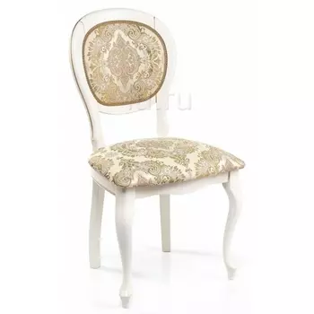 Стул Woodville Adriano молочный с патиной 438315