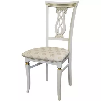 Стул Агнесс слоновая кость/золото, Маркус ваниль от фабрики Mebelik