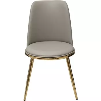 Стул экокожа бежевый/золото 48*56*86см Garda Decor арт.76AR-24005