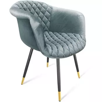 Стул аквамарин/черный муар/золото Sheffilton SHT-ST31-С2/S95-1 1293495401