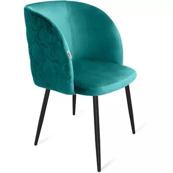 Стул альпийский бирюзовый/черный муар Sheffilton SHT-ST33-1/S129 2334178501