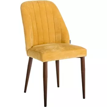 Стул Alen Желт/Темный орех R-Home арт.4101270h_ЖелтТОрех