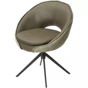 Стул ANABEL 360 град. поворот Зеленый F07-003-01 / MONTECRISTO 8421 / серый каркас, ®DISAUR (арт.621M05765) M-City