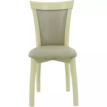 Стул Аврора Тулон 2, спинка мягкая, Слоновая кость/Атина